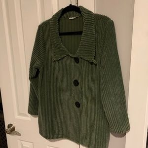 Green Wide Wale Corduroy Jacket by Habitat